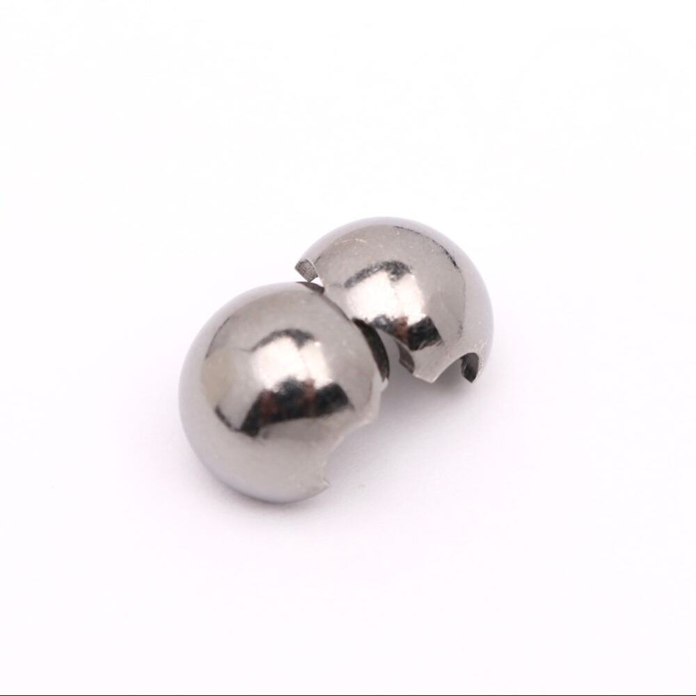 One Authentic PANDORA Sterling Silver Black Rhodium Sphere Clip - Picture 10 of 12